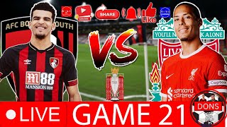 GAME 21 AFC BOURNEMOUTH VS LIVERPOOL FC [upl. by Pheni]