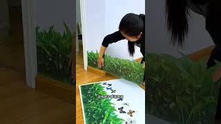 Interior decoration 3D wall stickers Selfadhesive wallpaper waterproof and oilproof3d part 58 [upl. by Isidro994]