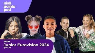 niallpointspod 020  Reacting to Junior Eurovision 2024 pt 4 [upl. by Naiviv]