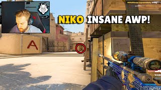 G2 NIKO Hits Amazing Awp Shots M0NESY is insane DEVICE Ace CSGO Highlights [upl. by Tyre623]