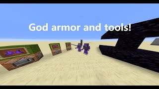 Minecraft 116 God armor With commands [upl. by Auqenahs]