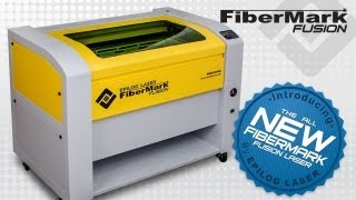 Epilogs FiberMark Fusion Laser  AeroDef Demo 2013 [upl. by Husha]