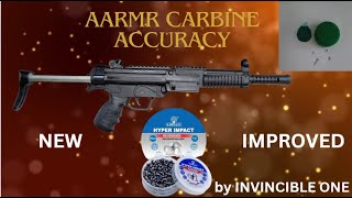 AARMR CARBINE ACCURACY BEST PELLET ON THIS GUN SO FAR 10m groupingPART 2 [upl. by Harlamert76]