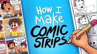 How I make my COMIC STRIPS [upl. by Ariamo]