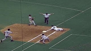 1995 ALDS Gm5 Coras bunt single starts rally [upl. by Aleicarg]