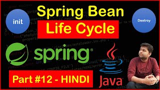 Life Cycle methods of Spring Bean  Spring Framework Tutorial in HINDI [upl. by Gabor678]