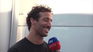 Daniel Ricciardo Post Race Interview Sky Sports Belgian Grand Prix 2024 [upl. by Kos]