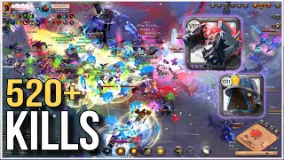 Playing Raven Bombsquad for SEND in ZvZ 520 Kills  ALBION ONLINE EAST [upl. by Babara997]