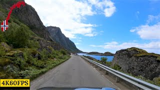 Driving in Norway  Svolvær To Henningsvær  Lofoten Islands  4K60 [upl. by Drugge]