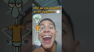 COMO HACER LA VOZ DE CALAMARDO imitaciones bobesponja [upl. by Normac]