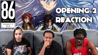 Yaboyroshi EIGHTY SIX Opening 2 Reaction uncut [upl. by Llenyt619]