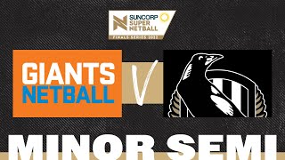 GIANTS v Magpies  SSN 2022 Minor Semi Final  Full Match  Suncorp Super Netball [upl. by Idelle]