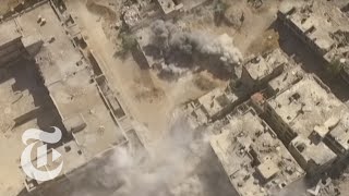 Devastation in Drone Footage From Syria  The New York Times [upl. by Niaz]