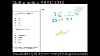 Question 22 PSAC 2018 [upl. by Ailak870]