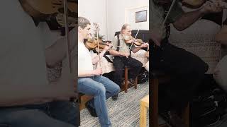 Arkansas Traveler Live Jam bluegrass fiddle [upl. by Akcirred]