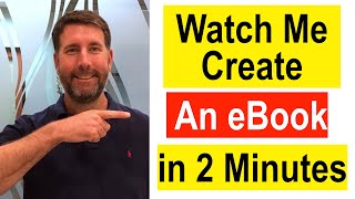 How To Create An EBook In 2 Minutes [upl. by Cichocki]