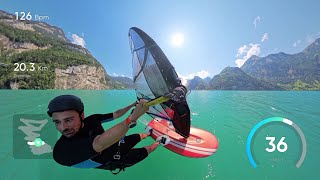 Long Distance Windsurf Tour in Switzerland [upl. by Ned]