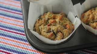 How to make savoury muffins recipe [upl. by Nylleoj]