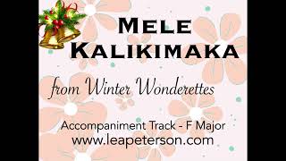 Mele Kalikimaka  Accompaniment Track [upl. by Polash]