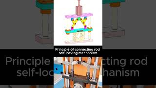 Principle of connecting rod self locking mechanismr mechanical 3dcad mechanicalengineer machine [upl. by Popelka649]