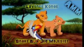 The Lion King  I just cant wait to be King Norwegian HD [upl. by Arahsit]