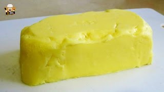 HOW TO MAKE HOMEMADE BUTTER IN 3 MINUTES RECIPE [upl. by Ronica]