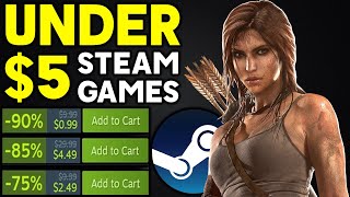 GREAT STEAM PC GAME DEALS UNDER 5  SUPER CHEAP GREAT STEAM PC GAMES [upl. by Biron]