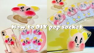 TUTORIAL How to make pop socket  learn to make  DIY  Launching new product business in Shopee [upl. by Dom]