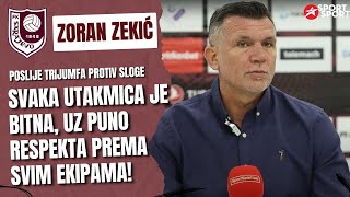 ZEKIĆ NAKON SLOGE quotSVAKA UTAKMICA JE BITNA UZ PUNO RESPEKTA PREMA SVIM EKIPAMAquot [upl. by Mahoney]