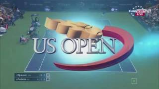 Federer vs Djokovic Us Open 2015 [upl. by Adivad]