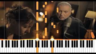 Lespoir  Bernard Lavilliers amp Jeanne Cheral  tutoriel piano précis [upl. by Aietal]