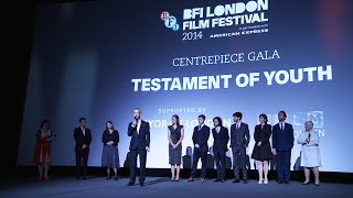 James Kent introduces Testament of Youth  BFI LFF [upl. by Oates900]