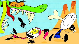 A Game Of STONES Pencilmate amp Pencilmiss Prehistoric Caveman Compilation  Pencilmation Cartoons [upl. by Forsyth]