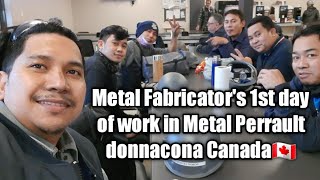 first day of our work here in Donnacona quebec CanadaMetal Perreault🇨🇦🇨🇦🇨🇦👈Please SUBSCRIBEty [upl. by Constance]