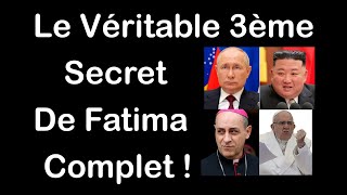 Le véritable 3ème Secret de Fatima au complet avec Xavier AYRAL [upl. by Iaoh314]