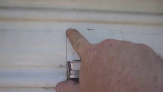 REPAIRING A CRACK IN RV SIDING [upl. by Hadihahs]