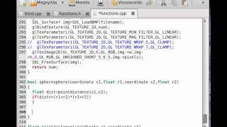 OpenGL SDLC tutorial 18  spheresphere collision detection [upl. by Nabla117]