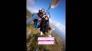 Paragliding In Kathmandu paragliding shorts youtubeshorts trending explore nepal fyp foryou [upl. by Trakas]