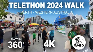 Telethon Perth 2024 Walking Tour  Telethon Family Festival 4K  perthcity telethon [upl. by Duester]