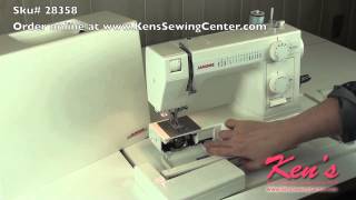 Janome HD1000 Heavy Duty Sewing Machine Review [upl. by Aneliram59]