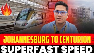 Johannesburg to Centurion via GouTrain  Johannesburg city explorer  India Tour of South africa [upl. by Happ]