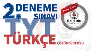 ARALIK 2023  TYT 2 DENEME SINAVI TÜRKÇE ÇÖZÜM VİDEOLARI [upl. by Schindler]