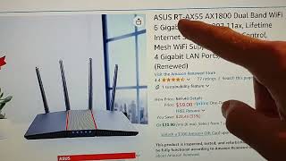 Asus Router upgrade from AC1700 to ASUS RTAX55 AX1800 [upl. by Gnous]