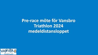 Preracemöte Vansbro 2024  Medelsdistans [upl. by Ettennig]