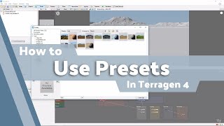 Terragen 4 Basics Using Presets [upl. by Blalock212]