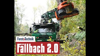 Fällbach 20  Der neue HochleistungsFällkran von Albach [upl. by Saundra392]