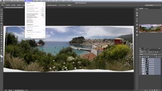 Panoramafoto samenstellen met Photoshop [upl. by Lindy34]