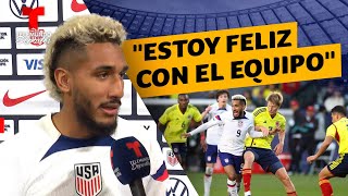 Jesús Ferreira quotEstoy feliz con el equipoquot  USA vs Colombia  USMNT  Telemundo Deportes [upl. by Best524]