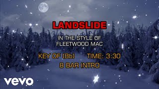 Fleetwood Mac  Landslide Karaoke [upl. by Esaj]