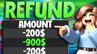 How To Refund Items On Roblox In 2024  Refund Items and Get Your ROBUX Back [upl. by Dnalro]